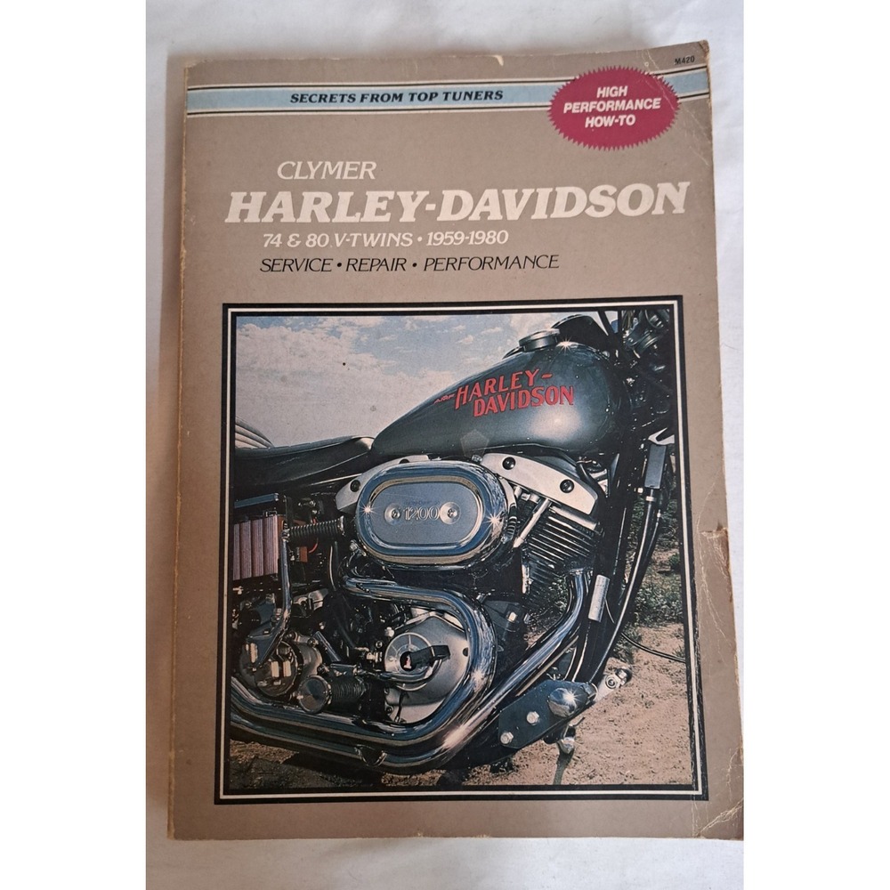 Clymer Harley-Davidson 74 & 80 V-Twins 1959-1980 Repair Manual M420